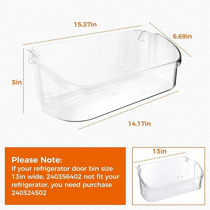240356402 Refrigerator Door Bin Compatible With Frigidaire Refrigerator Door Shelf Ffss2615Ts0 Lfss2612Tf0 Lfss2612Te0