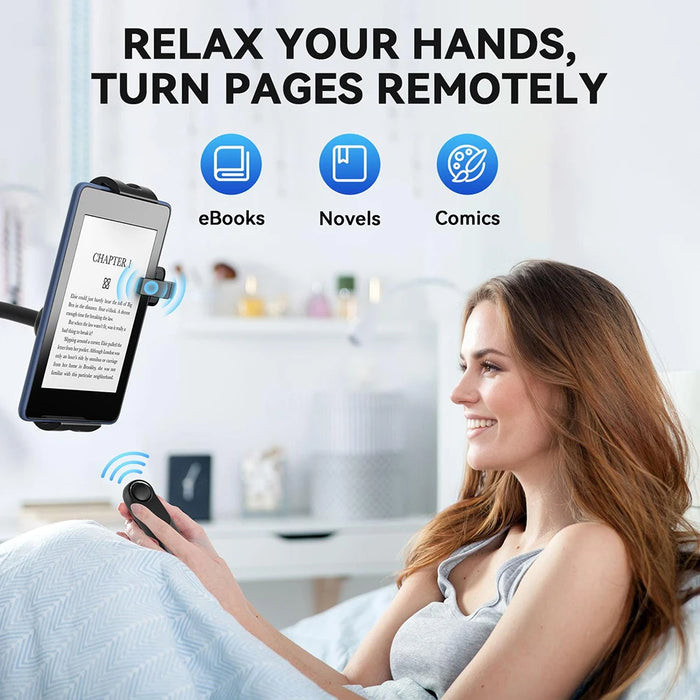 Remote Control Page Turner Camera Camcorder Hands Free Reading Camera Video Record Remote Control Extender For Kindle Paperwhite