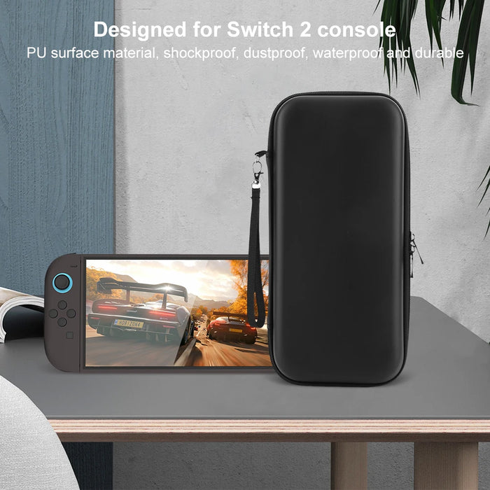 For Switch 2 Storage Bag Portable Pu Carrying Case Shockproof Game Conslole Case Anti-Scratch Travel Bag For Switch 2 Console