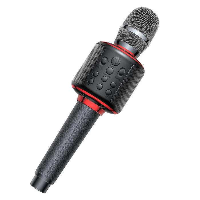 Portable Karaoke Mic Wireless Singing Machine With Duet Record Play Reverb