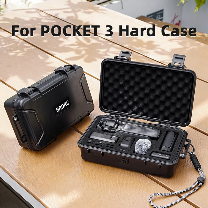 Hard Carrying Case For Dji Osmo Pocket 3 Storage Box Explosion Proof Protective Case Portable Waterproof Box Shell For Pocket 3