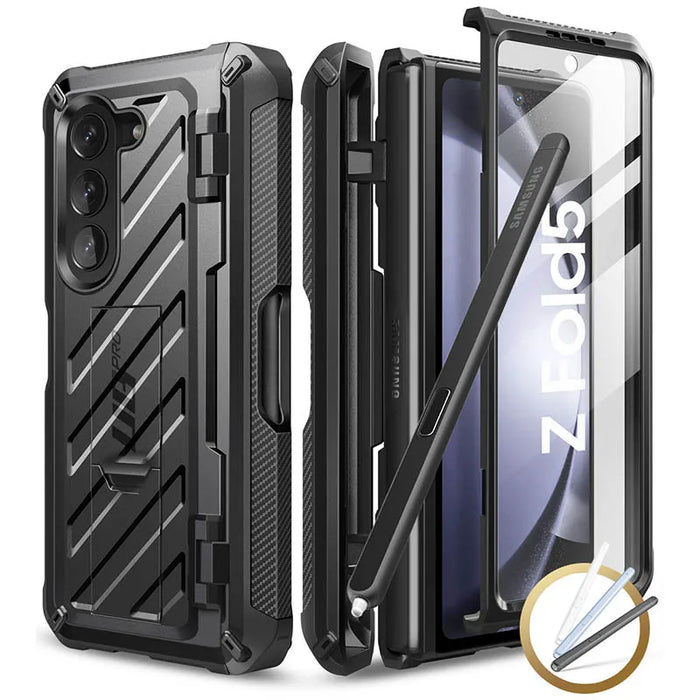 For Samsung Galaxy Z Fold 5 5G 2023 Ub Pro Full-Body Dual Layer Rugged Case With Built-In Screen Protector