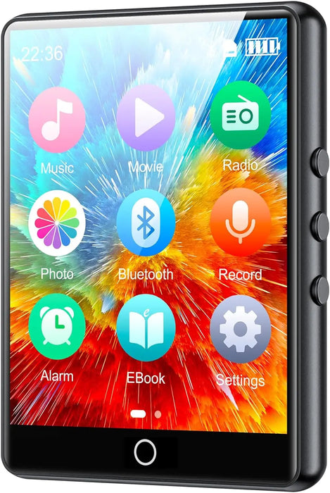 32Gb Touch Screen Bluetooth Mp3 Player With Speaker / Fm / Recorder