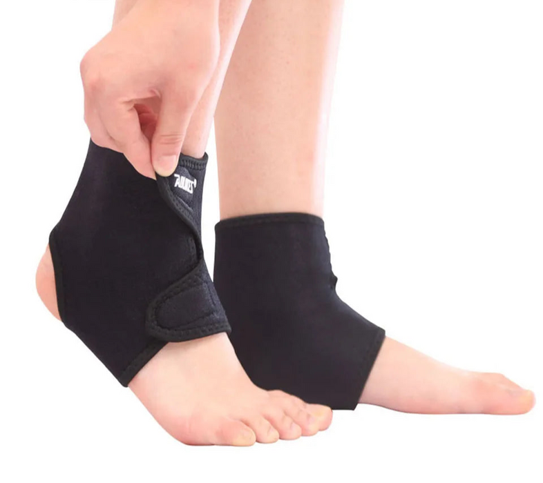Pair of Breathable Ankle Support For Sports Compression Brace For Running Basketball Volleyball