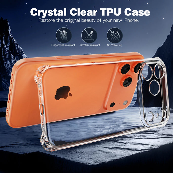 For Iphone 17 Pro Max & Iphone 17 Air 6.9 Inch Anti-Scratch Shockproof Protective Bumper Clear Case