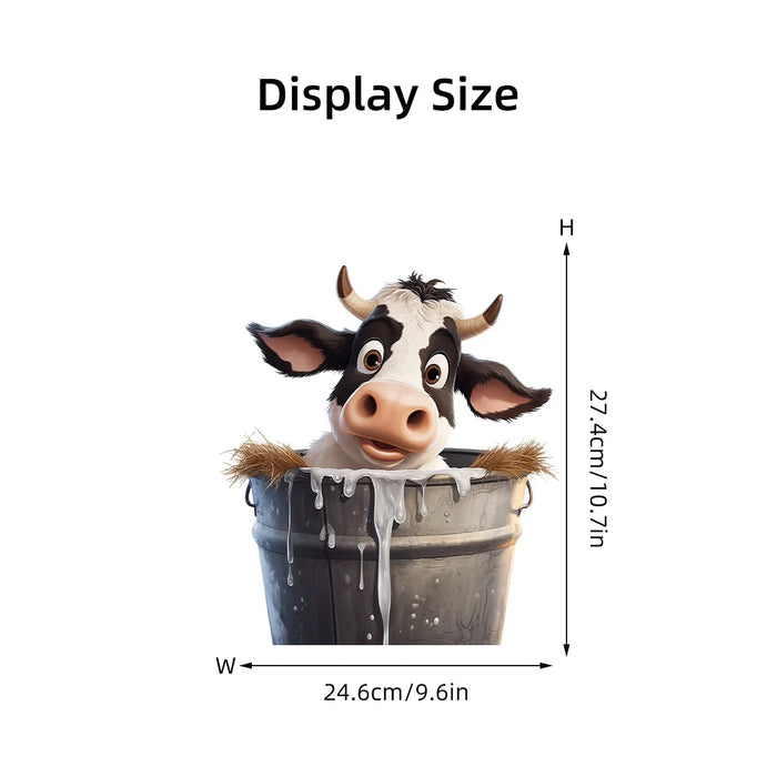 Adorable Cow Wall Sticker For Kids Room Decor