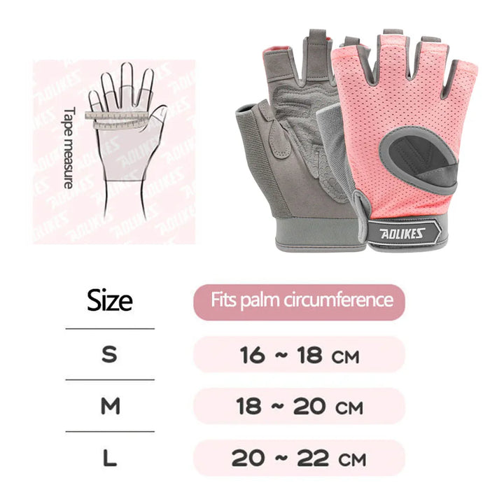 Breathable Fitness Gloves For Women & Men Gym Cycling Exercise Training