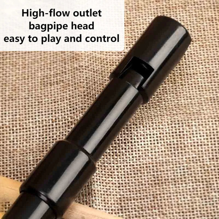 6 Hole D Key Irish Flute Vertical Blowing High Note Portable