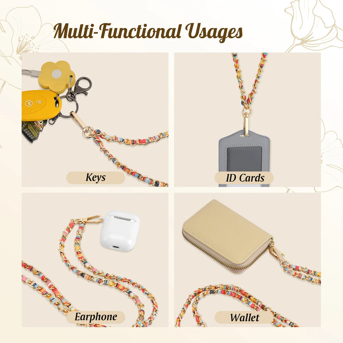 For Most Smartphones Anti-Theft Strap Cell Phone Chain Crossbody Universal Phone Lanyard