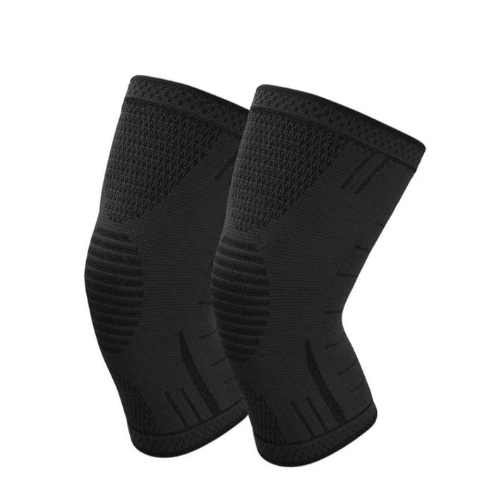 Pair of Non Slip Silicone Knee Pads For Sports Running Cycling Basketball Arthritis & Injury Recovery