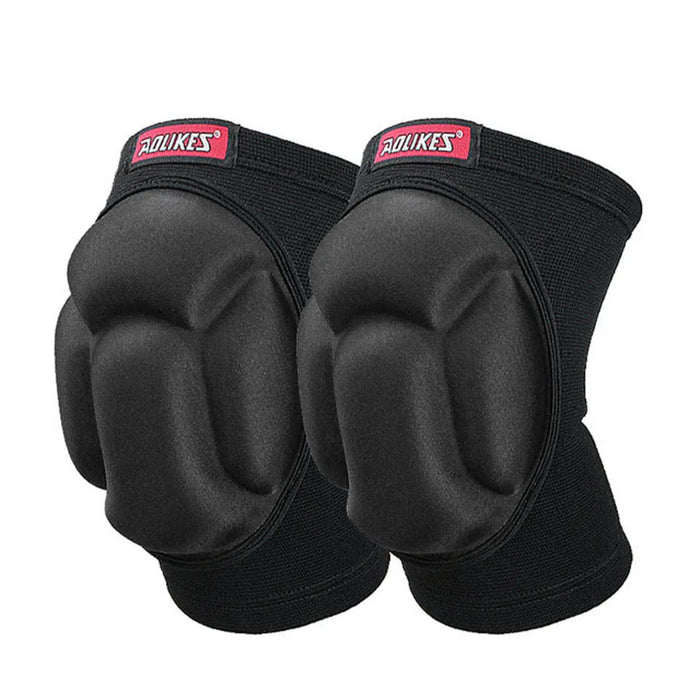 Pair of Thick Sponge Knee Pads For Volleyball Football Yoga Dance