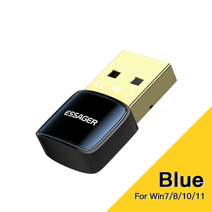 Usb Bluetooth 5.0 Adapter Dongle For Pc Laptop Speaker Wireless Mouse Earphone Music Aux Audio Receiver Transmitter