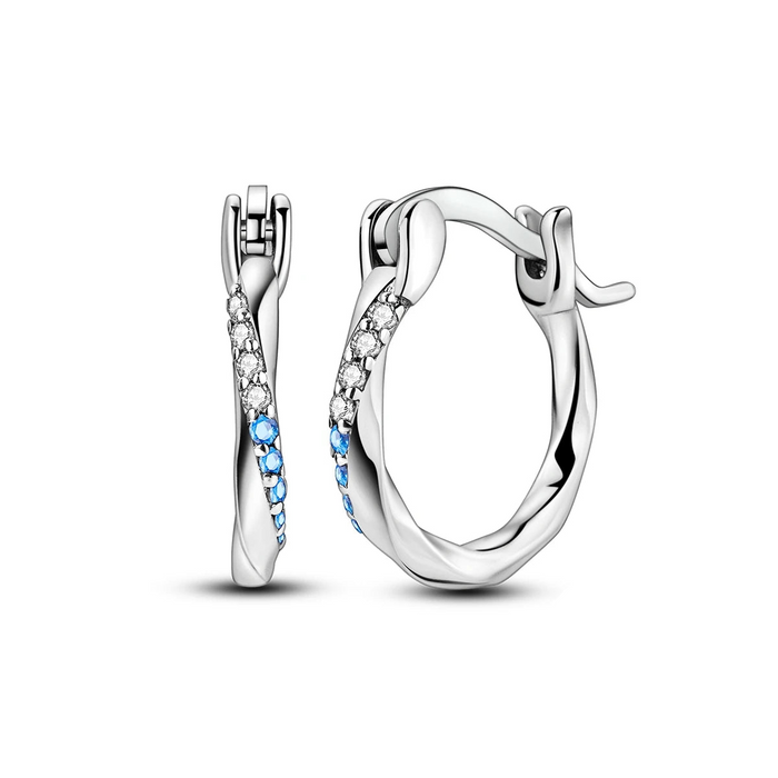 925 Sterling Silver Love Hoop Earrings For Women Simple & Stylish