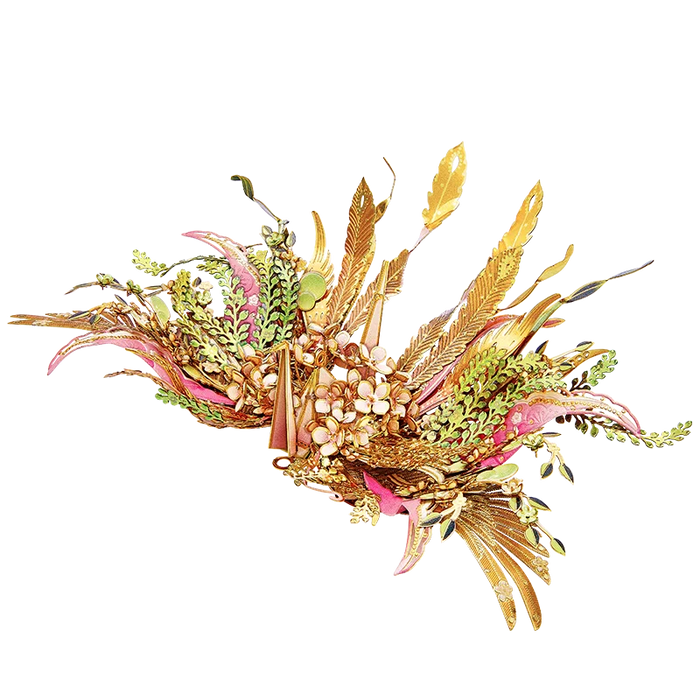 3D Crane Metal Puzzle Kit For Adults Brain Teaser Gift