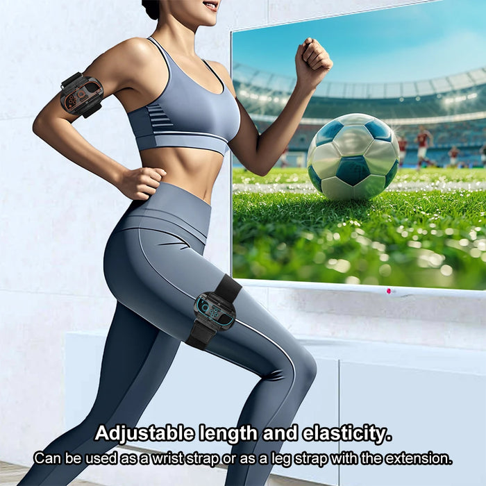 2 In 1 Adjustable Game Bracelet Strap For Switch 2 Joy-Con Sports Band Strap Elastic Leg Wrist Band For Switch 2 Accessories