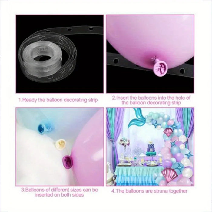 87Pcs Mermaid Themed Scene Decoration Summer Party Decoration Wedding Decoration Birthday And Sweet Celebration