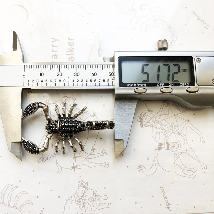 925 Sterling Silver Scorpion Pendant Fashion Jewelry For Men & Women