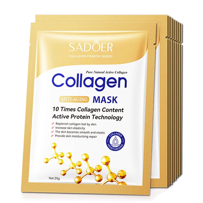 20 Hyaluronic Acid Collagen Face Masks Moisturizing Firming Hydrating