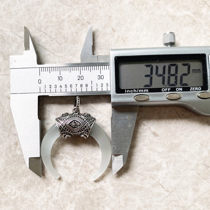 925 Sterling Silver Tiger Tooth Pendant Fashion Jewelry For Women