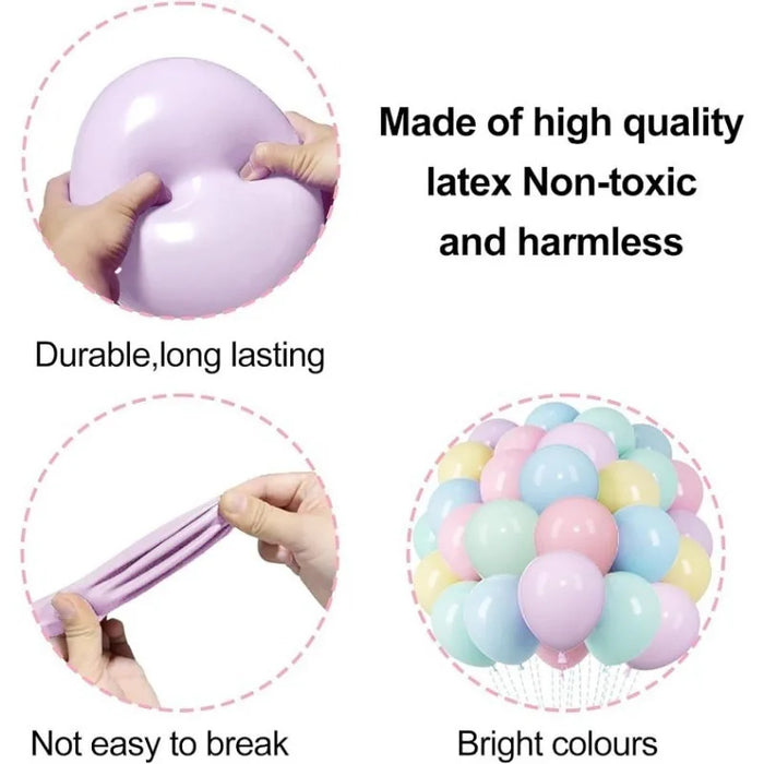 123 Pcs Mermaid Princess Balloon Sets， For Birthdays Pool Beach Parties Anniversaries Graduation Ceremonies Summer Decorations