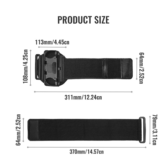 2 In 1 Adjustable Game Bracelet Strap For Switch 2 Joy-Con Sports Band Strap Elastic Leg Wrist Band For Switch 2 Accessories