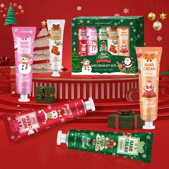 5 Piece Christmas Hand Cream Set For Women