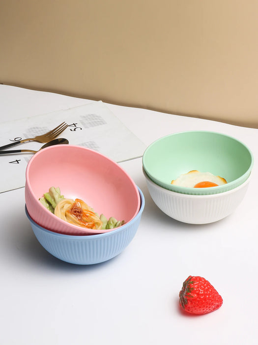 4 / 11 Piece Reusable Plastic Bowls For Camping And Picnics Microwave And Dishwasher Safe