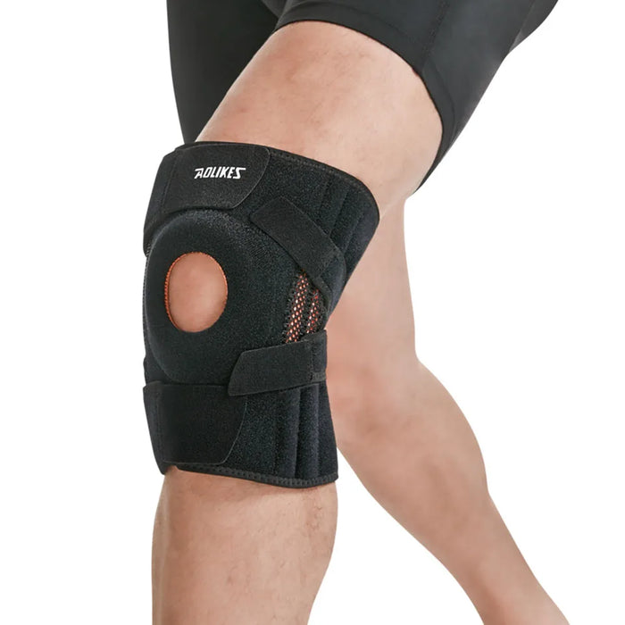 Pair of Knee Braces With Side Stabilizers Pain Relief For Men And Women Running Cycling Climbing