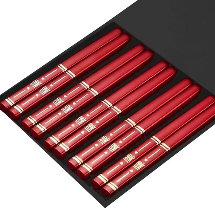 5 Pairs Non Slip Japanese Chopsticks For Sushi