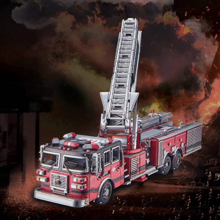 3D Metal Ladder Truck Puzzle Kit For Home Decor