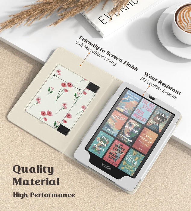 For 7 Inch / 6.8 Inch Kindle Paperwhite 12Th / 11Th Gen-2024 / 2021 And Kindle Coloursoft Signature Edition Slim Pu Shell Case