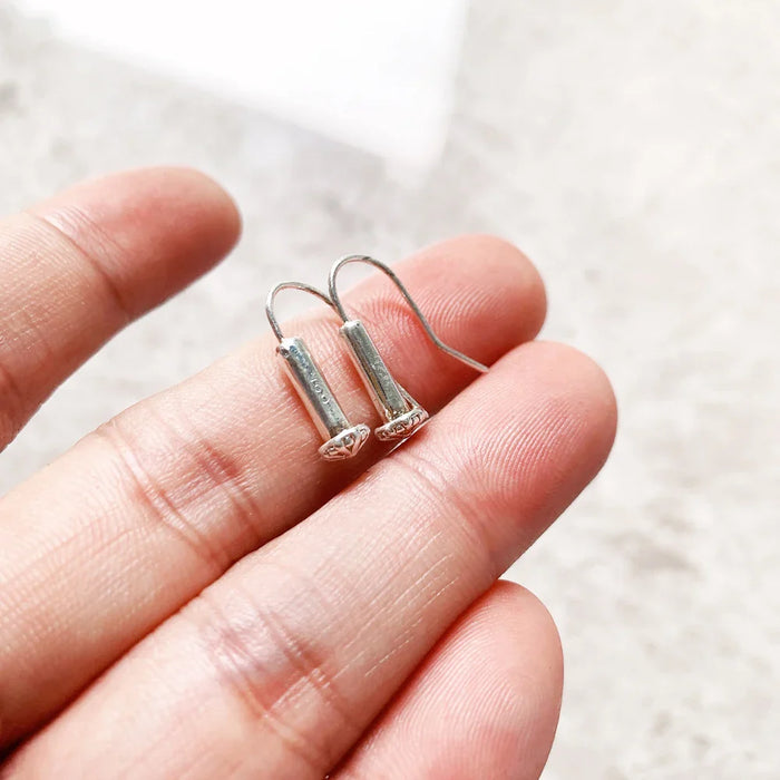 925 Sterling Silver Drop Earrings Classic European Style For Women & Men