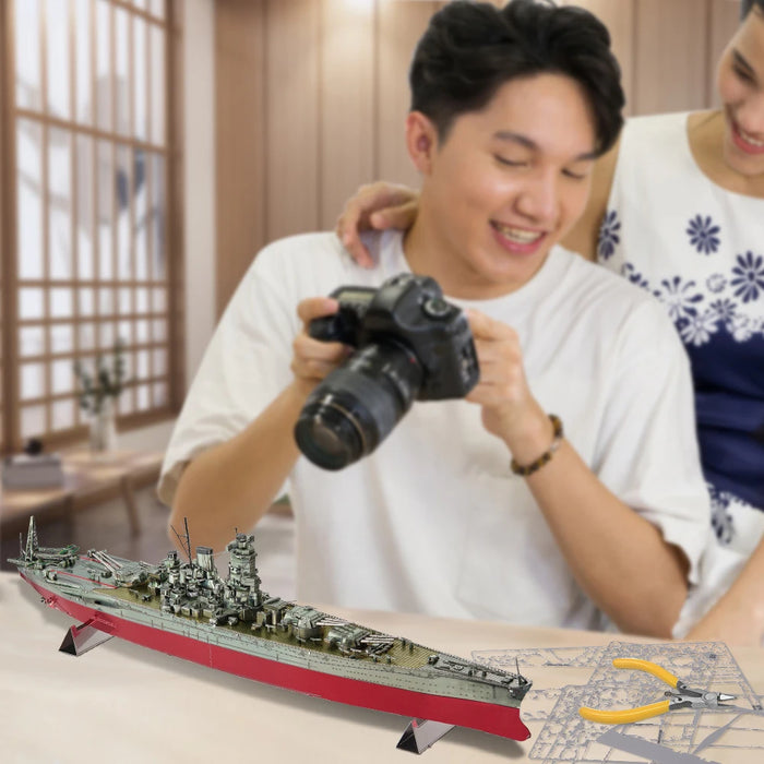 Musashi Battleship 3D Metal Puzzle Kit For Adults