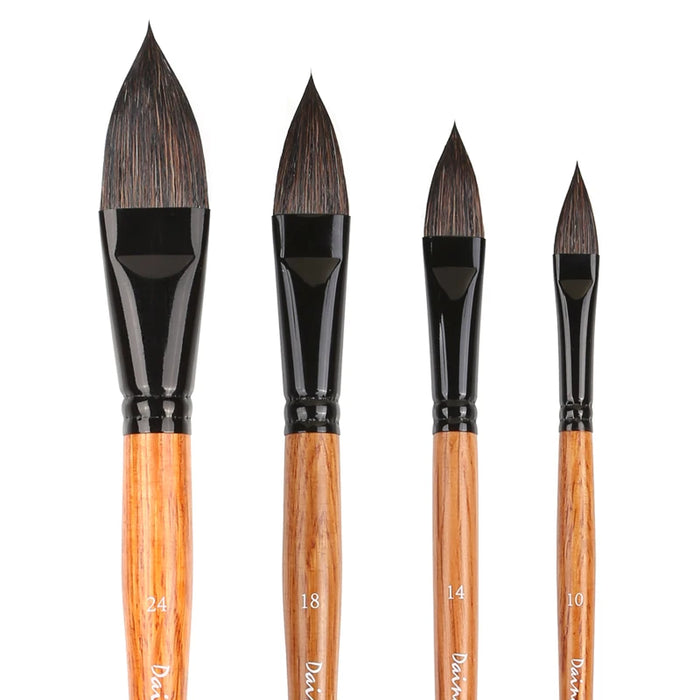 High Quality Oval Watercolour Brush For Gouache