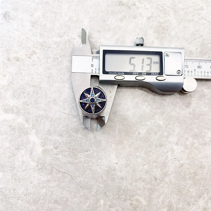 925 Sterling Silver Boho Star Signet Ring Lucky For Women