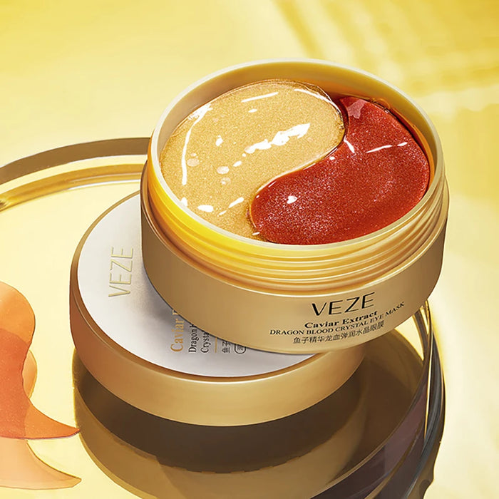 60 Gold Crystal Collagen Eye Masks Moisturizing Firming Anti Dark Circles