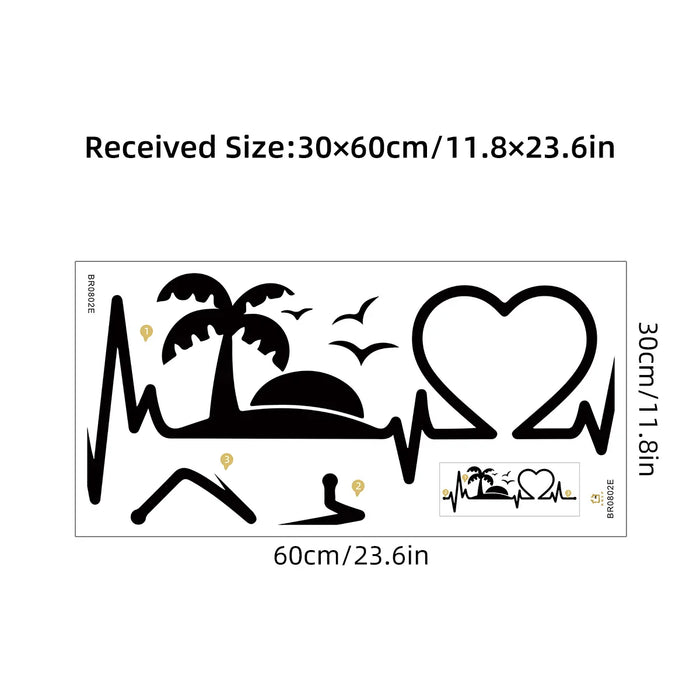 Love Island Wall Stickers For Home Decor