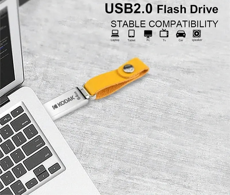 Kodak 2.0 USB Flash Drive 128gb 64gb 32gb Micro Pc Compatible