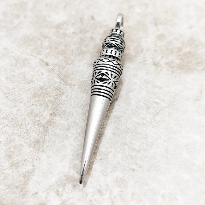 925 Sterling Silver Mystical Cone Pendant Jewelry For Women & Men