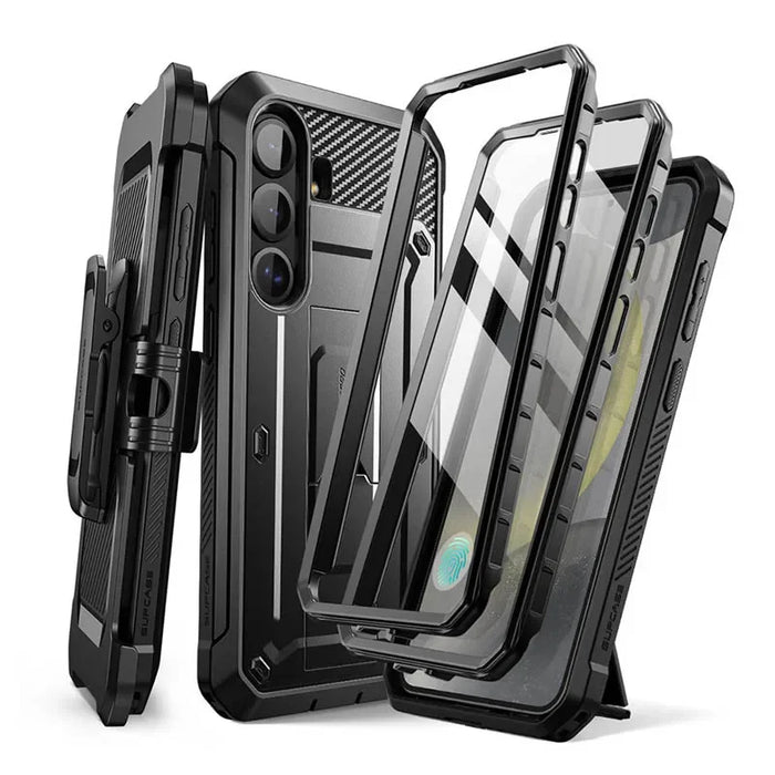 For Samsung Galaxy S25 Plus Ub Pro Rugged Case With Built-In Screen Protector Kickstand Belt Clip