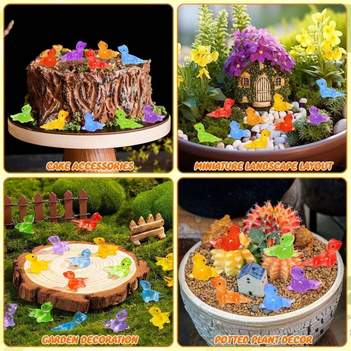 30 Glow In The Dark Mini Lizard Figures For Diy Crafts