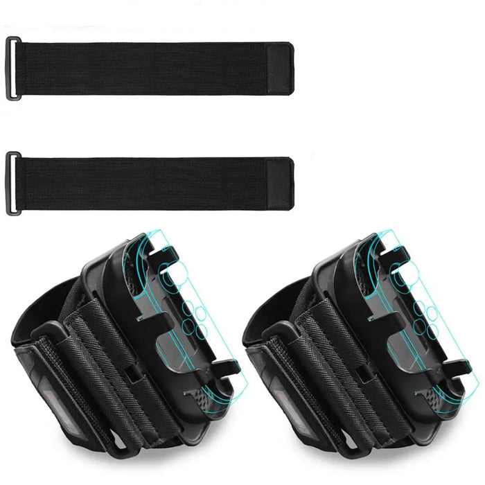 2 In 1 Adjustable Game Bracelet Strap For Switch 2 Joy-Con Sports Band Strap Elastic Leg Wrist Band For Switch 2 Accessories
