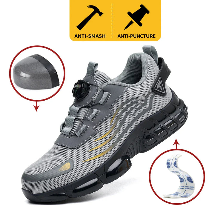 Mens Safety Shoes Anti Slip Work Boots