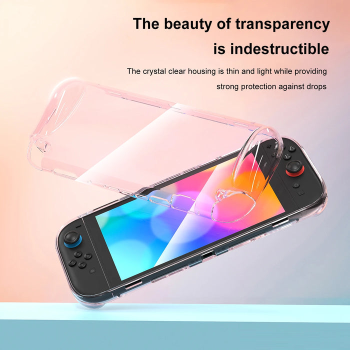 For Switch 2 Tpu Case Protective Case Cover High Transparency Pc Protective Shell Cover Game Console Soft Shell For Switch 2