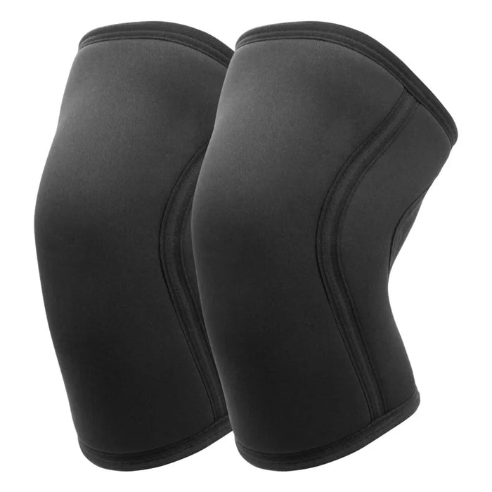 Pair of 7Mm Knee Sleeves For Weightlifting & Powerlifting Men & Women
