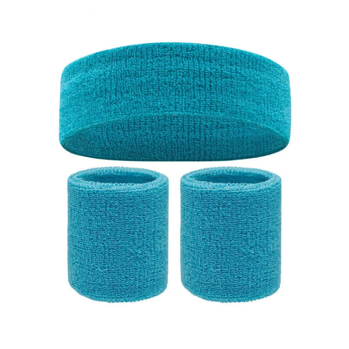 Men Sweat Band Set Ideal For Sports & Workouts