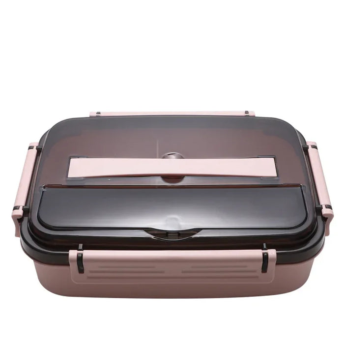 High Capacity Lunch Box With Spoon And Fork Leakproof And Eco Friendly