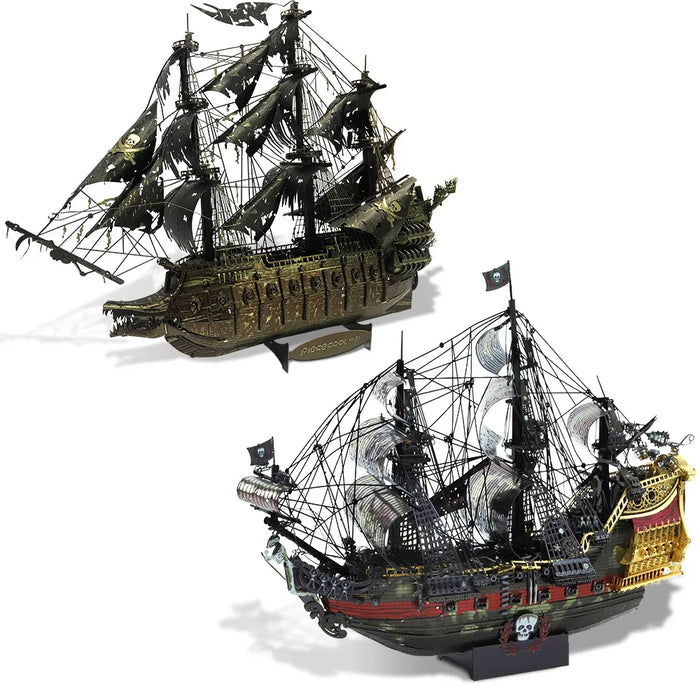 3D Pirate Ship Puzzle Diy Boat Toy For Adults
