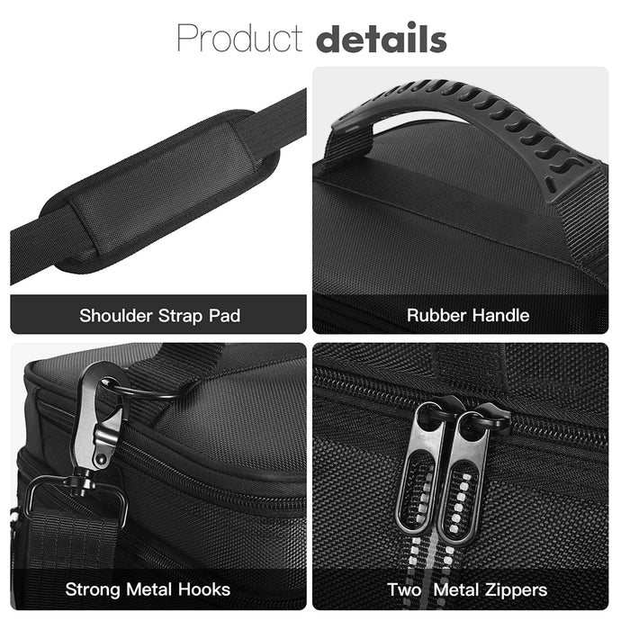 Power Station Bag Dustproof Carrying Bag Anti-Drop Multiple Pocket For Ecoflow Portable Power Station River 3 / 3 Plus Storage Bag