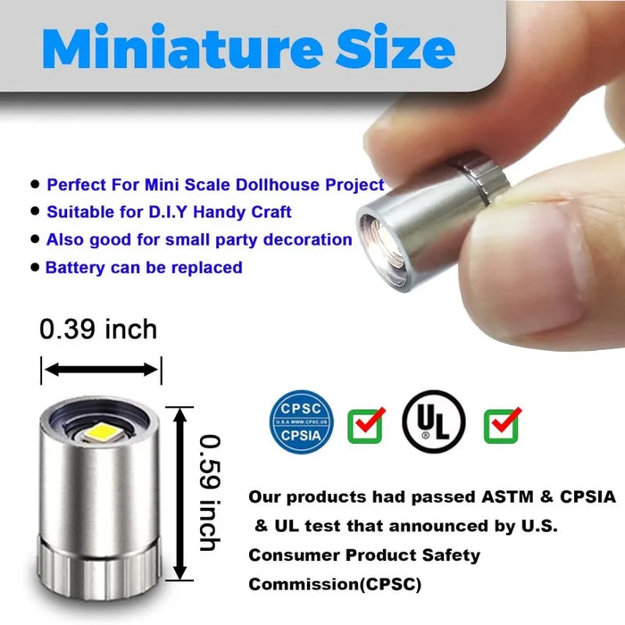 10 Pack Mini Led Lights For Crafts Dollhouses Parties